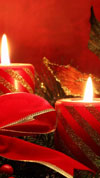 iPhone 5 Christmas wallpaper - Candle