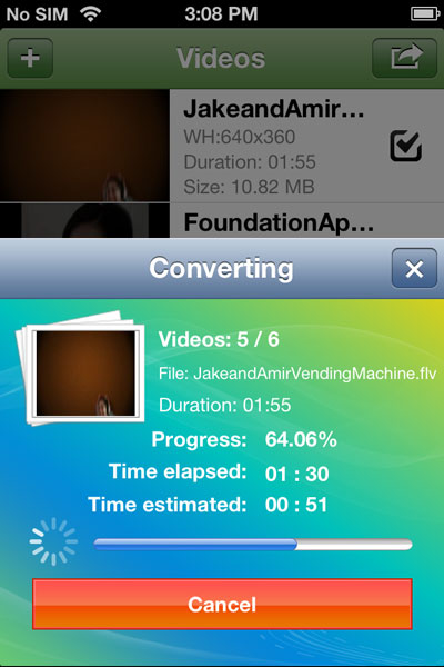 Video Converter App Converting