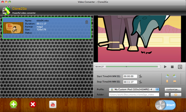 convert Panasonic camcorder video to iPad on Mac